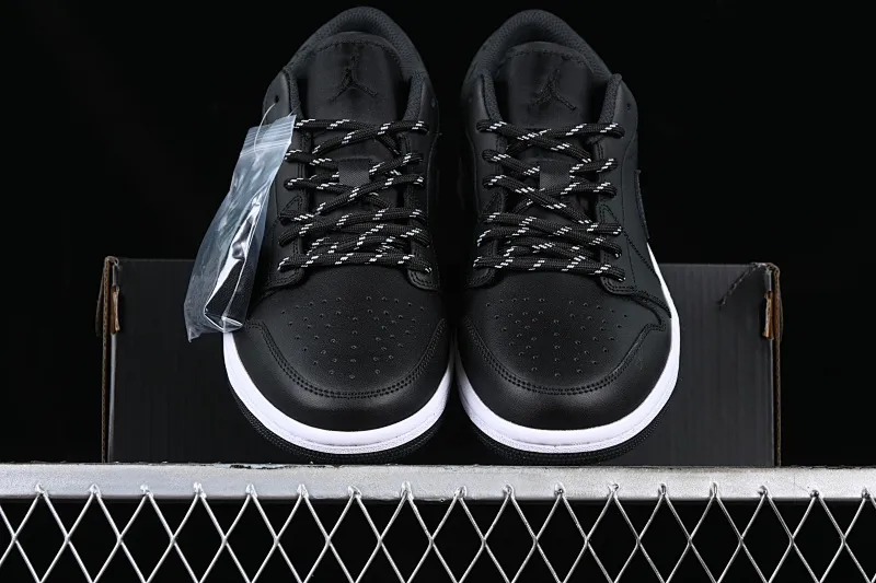 All categories Air Jordan Jordan series basketball shoes Air Jordan 1 Low Air Jordan 1 Low AJ1 Joe 1 all black burst pattern low-top cultural casual sneakers FB9907-001